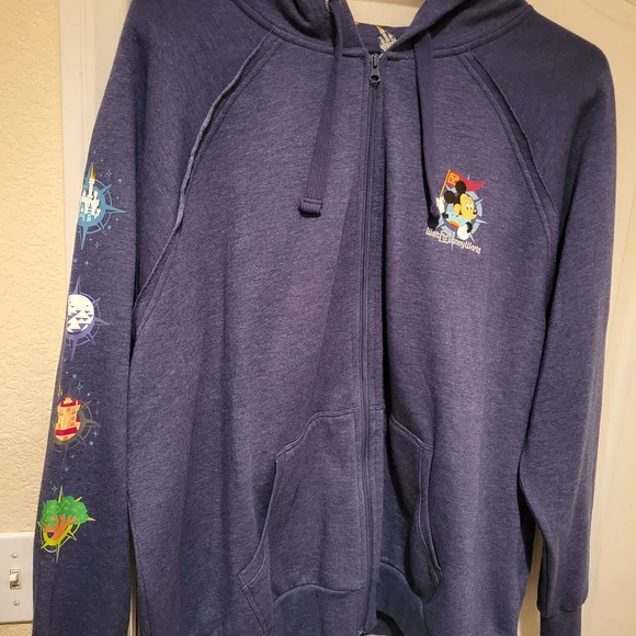 Disney Blue Hoodie with Mickey Mouse Graphic